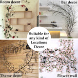 118in Malleable Artificial Floral Tree Branches Twigs Vines Rattan Cherry Blossom