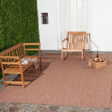 Courtyard Collection Area Rug - 9' x 12', Natural & Cream, Non-Shedding & Easy Care