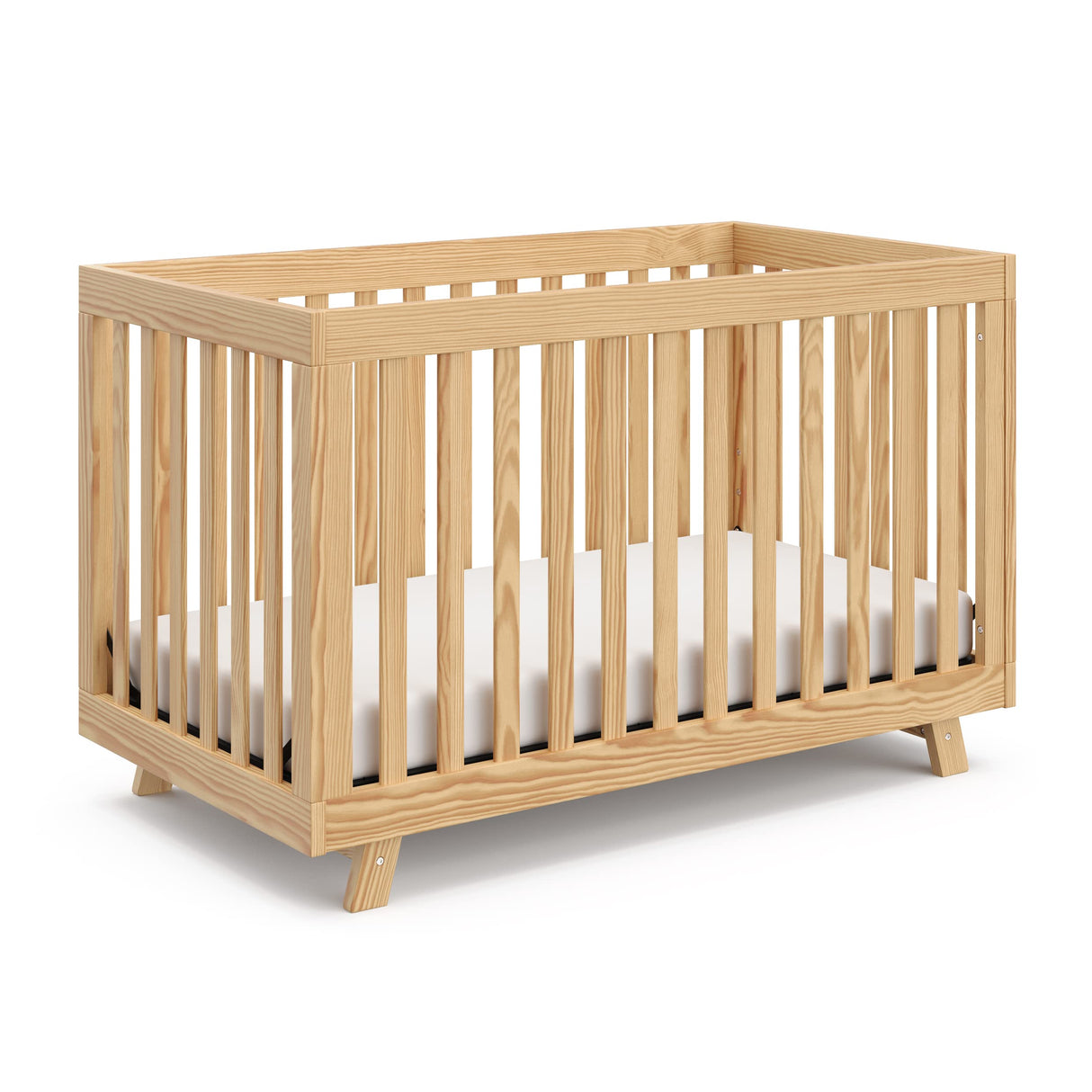 Beckett 3-in-1 Convertible Crib (Natural) – Converts from Baby Crib to Toddler Bed and Daybed