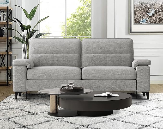 88.97" Modern Sofa Couch for Living Room, Deep Seat Sleeper Sofa with 8”Cushion