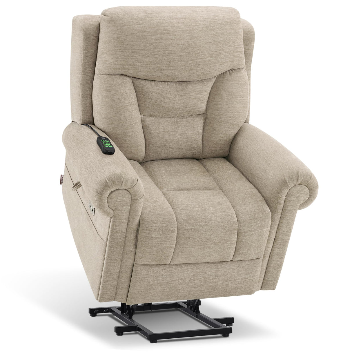 Dual Motor Power Lift Recliner Chair with Massage and Dual Heating, Adjustable Headrest