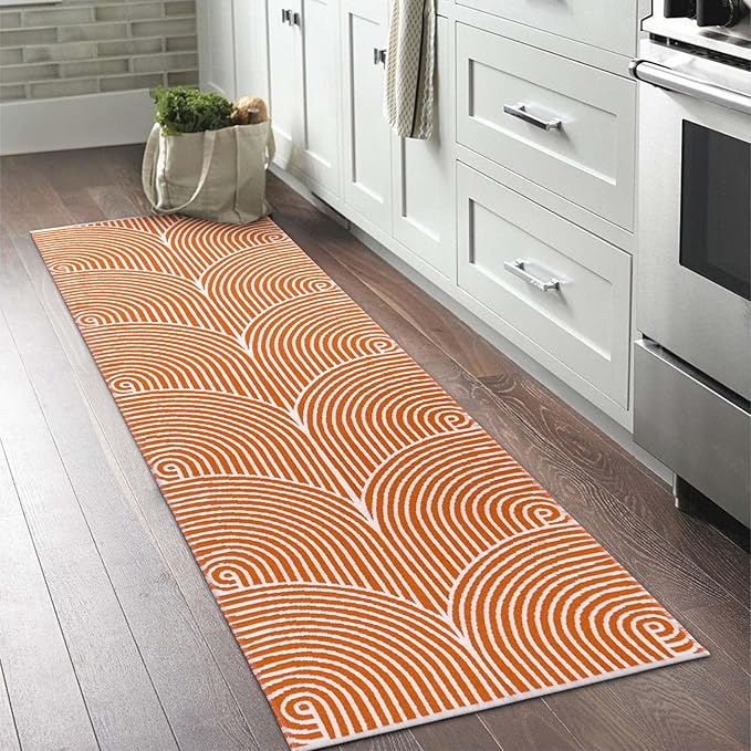 Small Outdoor Rug 3'x5', Front Door Mat Outdoor Entrance Machine Washable Rugs Cotton