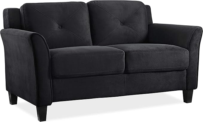 Solutions Harrington Loveseat, Dark Grey