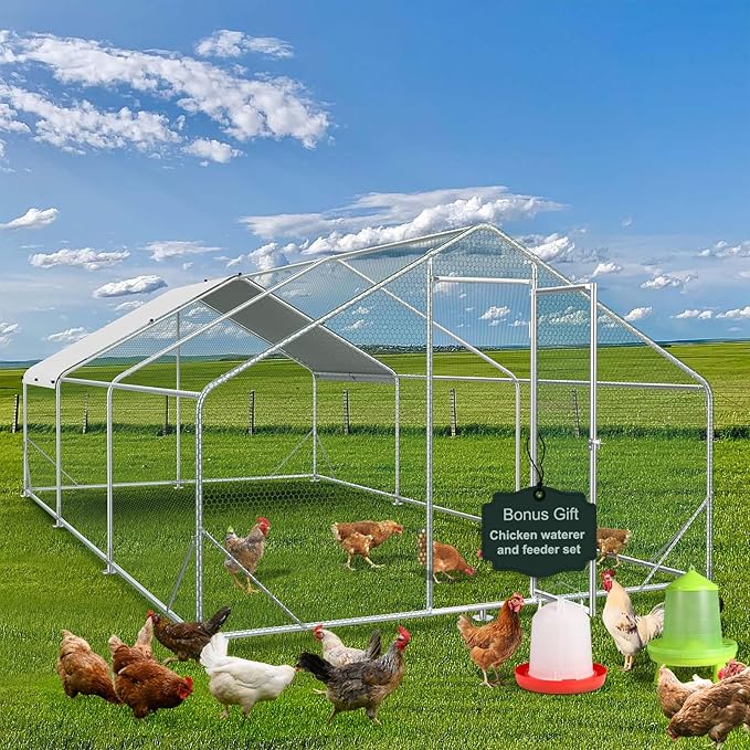 TriRoost Chicken Coop – Poultry Cage with UV Cover & Tripod Base