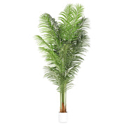 Artificial Palm Tree 7.2Ft Tall Fake Potted Plant Faux Silk Green Floor Decorative Large Artificial Plants