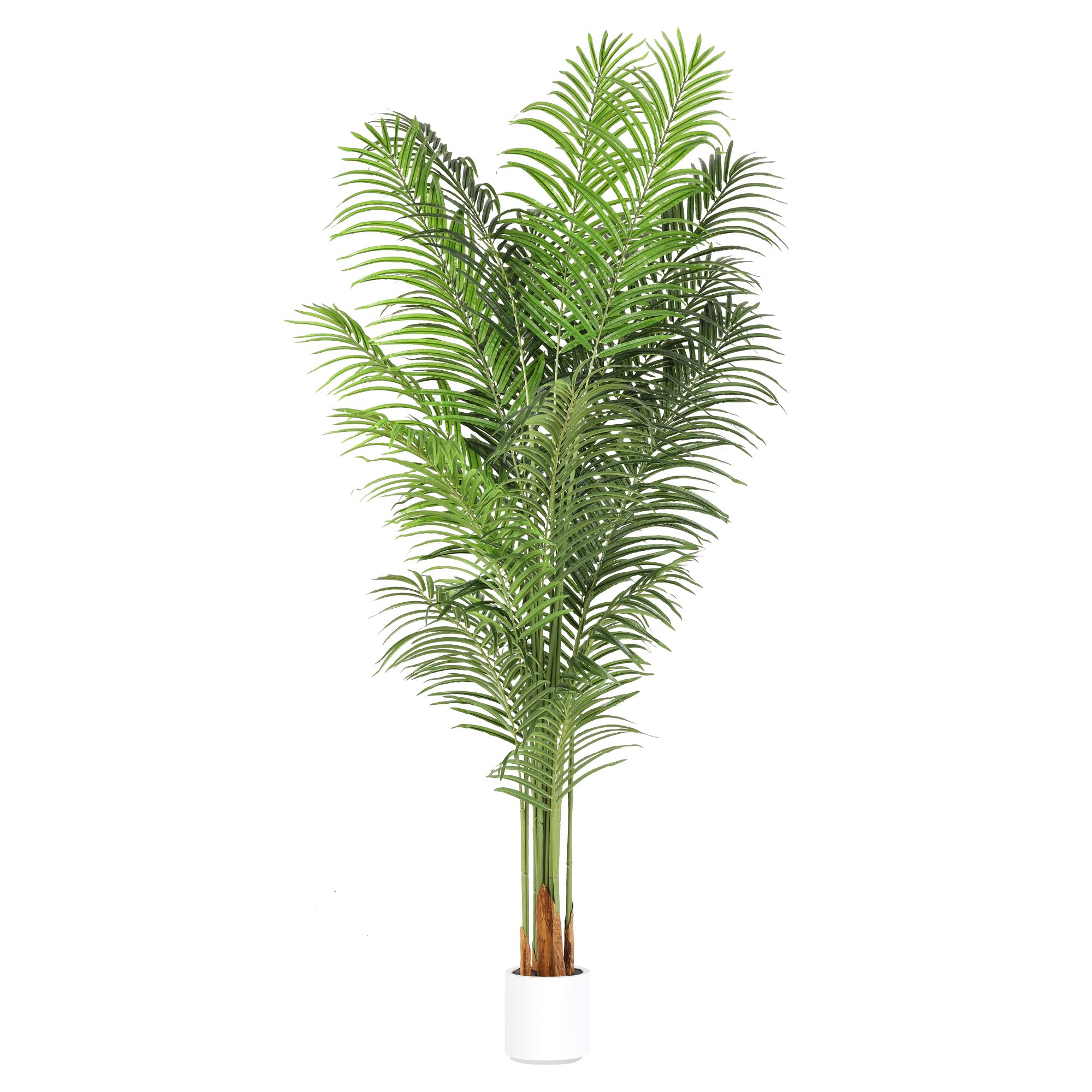Artificial Palm Tree 7.2Ft Tall Fake Potted Plant Faux Silk Green Floor Decorative Large Artificial Plants