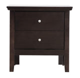 Primo 2 Drawer Nightstand in Espresso