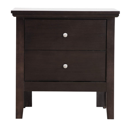 Primo 2 Drawer Nightstand in Espresso