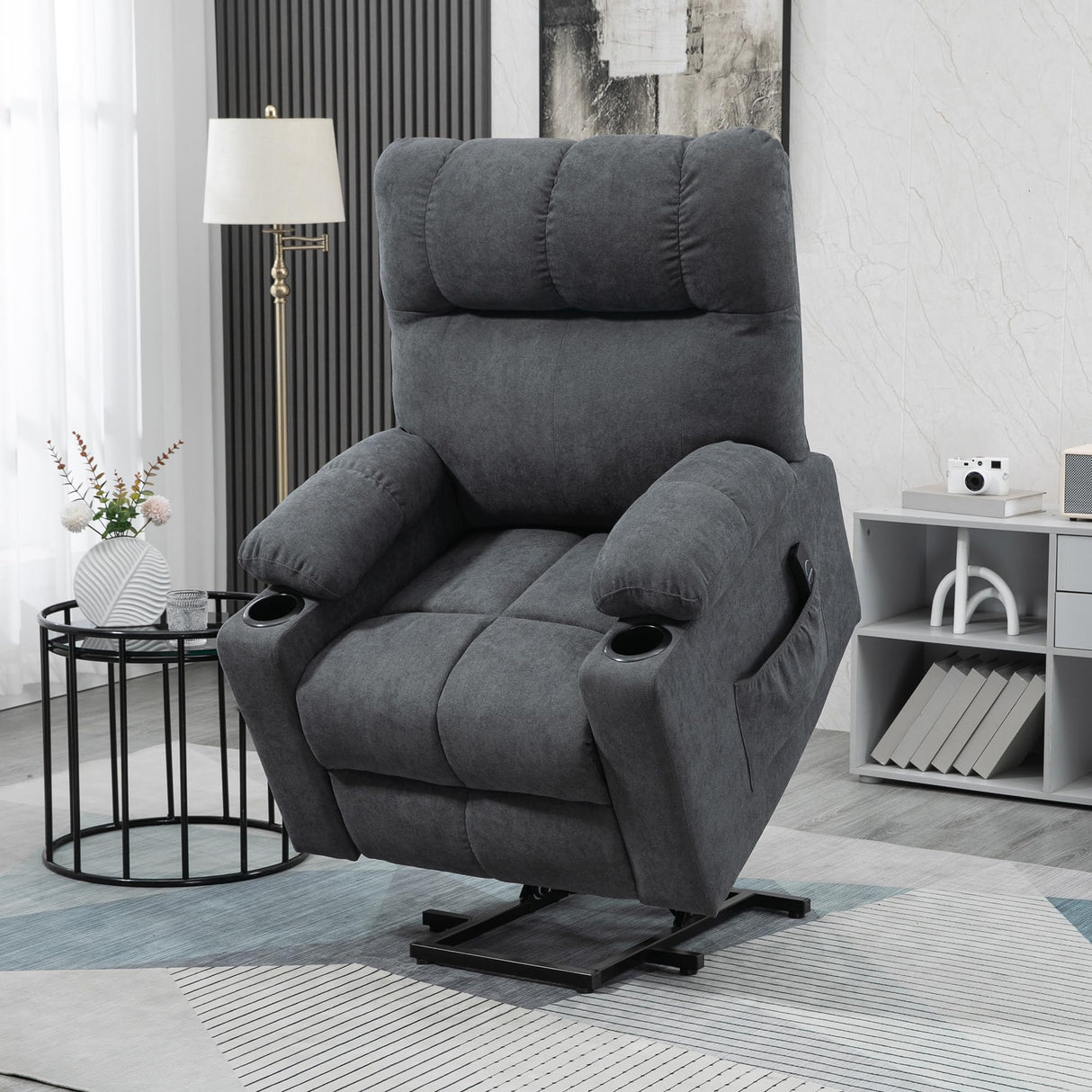 Electric Power Lift Chair Recliners for Elderly, Oversized Living Room Recliner Chair