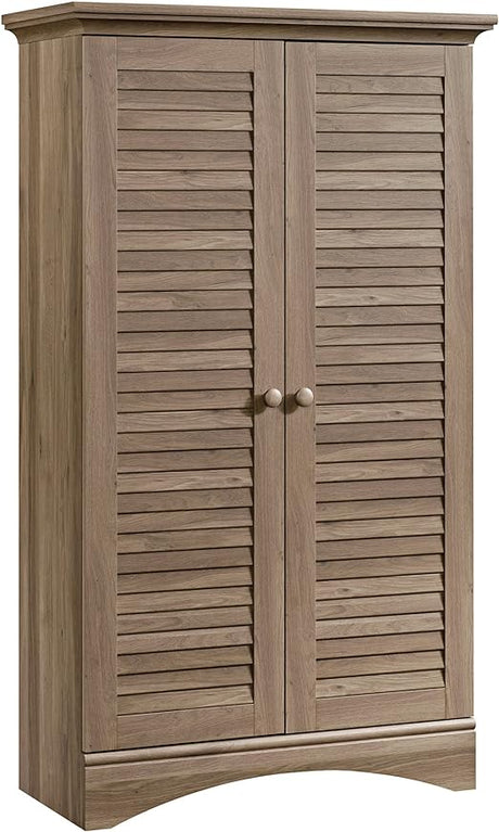 Harbor View Storage Pantry Cabinet, L: 35.43" x W: 16.73" x H: 61.02", Antiqued