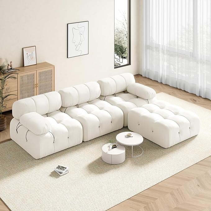 Modular Sectional Sofa Couch, Luxury Loveseat Sectional Couches for Living Room