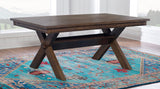 Powell Rustic Umber Dining Table