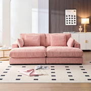 Modern Chenille Upholstered Sectional Sofas Cloud Couch