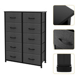 Dresser Furniture Unit-Large Standing Organizer Chest for Bedroom