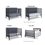 Furniture Essex Crib Classic 4-in-1 Convertible Crib, Made of Wood, Non-Toxic Finish,