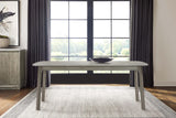 Holland Extendable Rectangle 98" Dining Table in Grey Oak