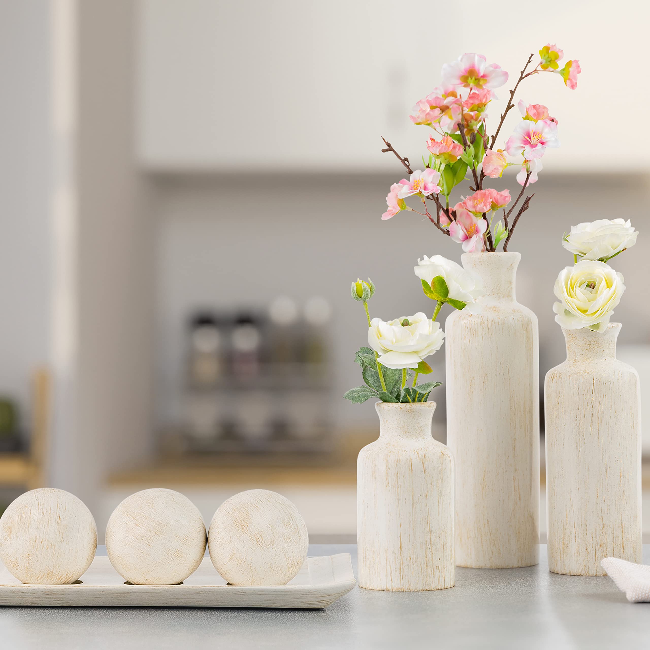 Vases for Decor, Perfect for Holding Pampas Grass, Dried/Fresh Flowers, Vases