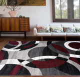 Contemporary Abstract Circles Perfect for high traffic areas of your Living Room,Bedroom,