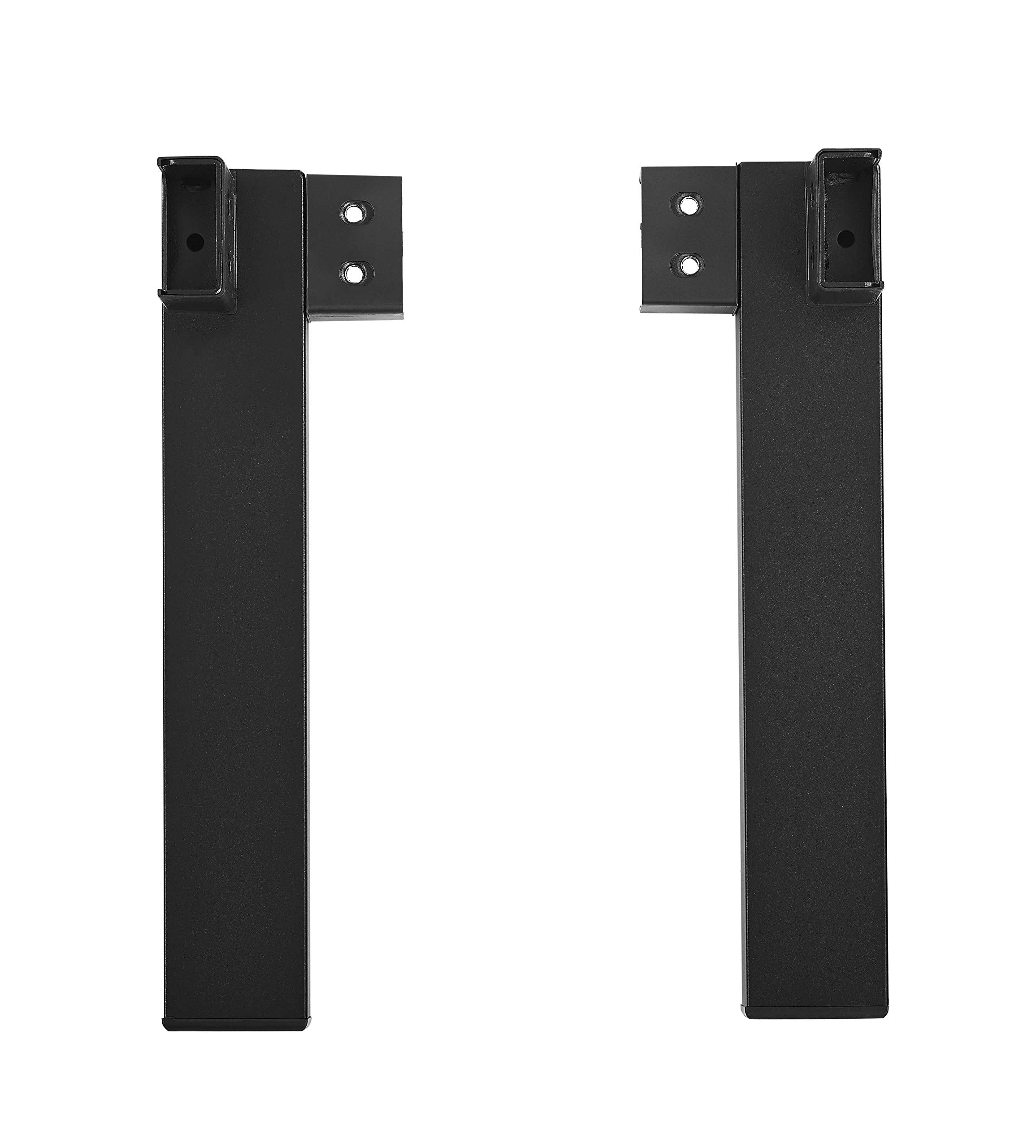 Industrial Metal Bed Frame with Headboard - Queen, Black