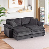 84.6" Sectional Sofa Couch for Living Room