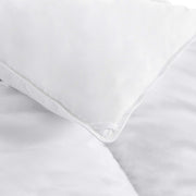 White Down Alternative Comforter and Duvet Insert with Corner Tabs (Full/Queen, Light)
