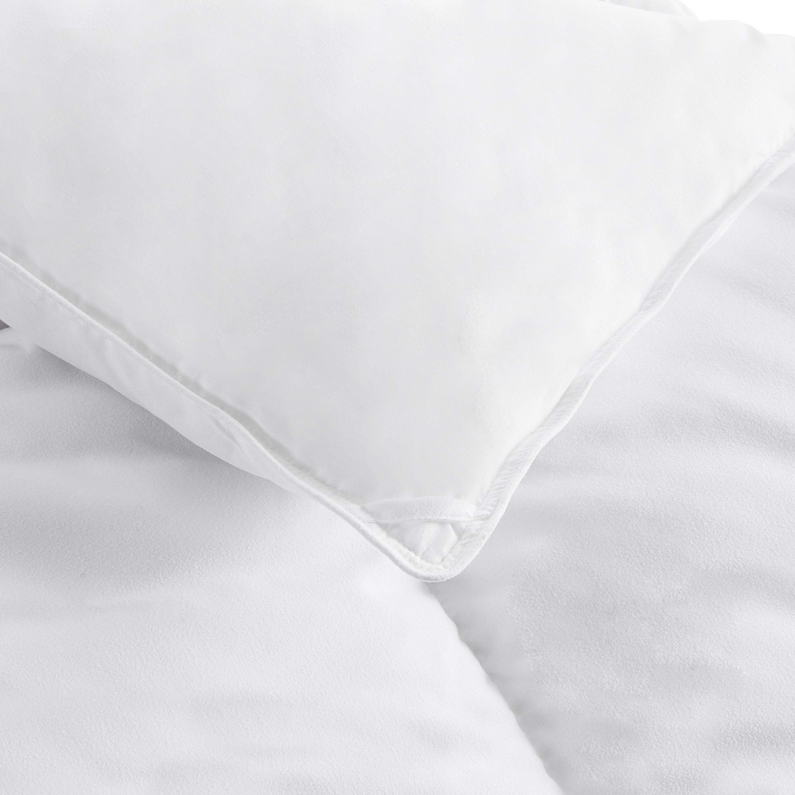 White Down Alternative Comforter and Duvet Insert with Corner Tabs (Full/Queen, Light)