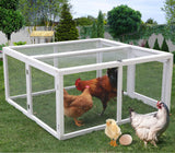 Chicken Coop Extension, Foldable Chicken Coop House Chicken Cage Wooden