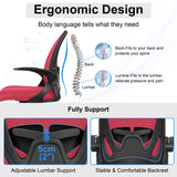Ergonomic Drafting Chair with Lumbar Support and Adjustable Footrest