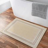 Modern Bordered Non Slip Indoor Rugs for Living Room 5x7 Area Rugs for Kitchen, Rug