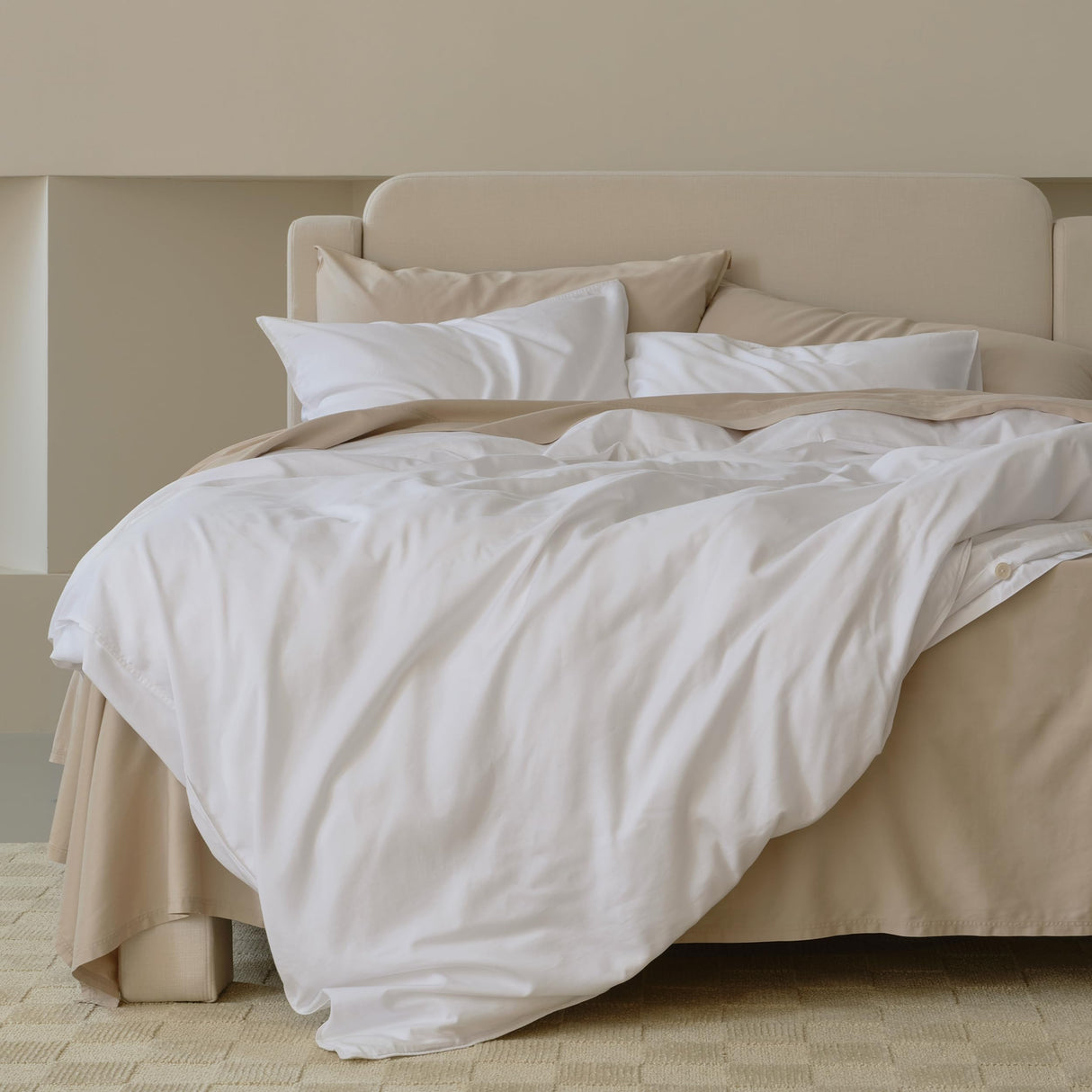 Cotton Tencel Duvet Cover Set - Luxe King Duvet Cover Soft