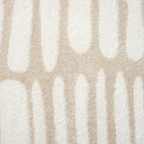 Nuevo Collection Area Rug 6'x9' - Beige/Cream Abstract Design