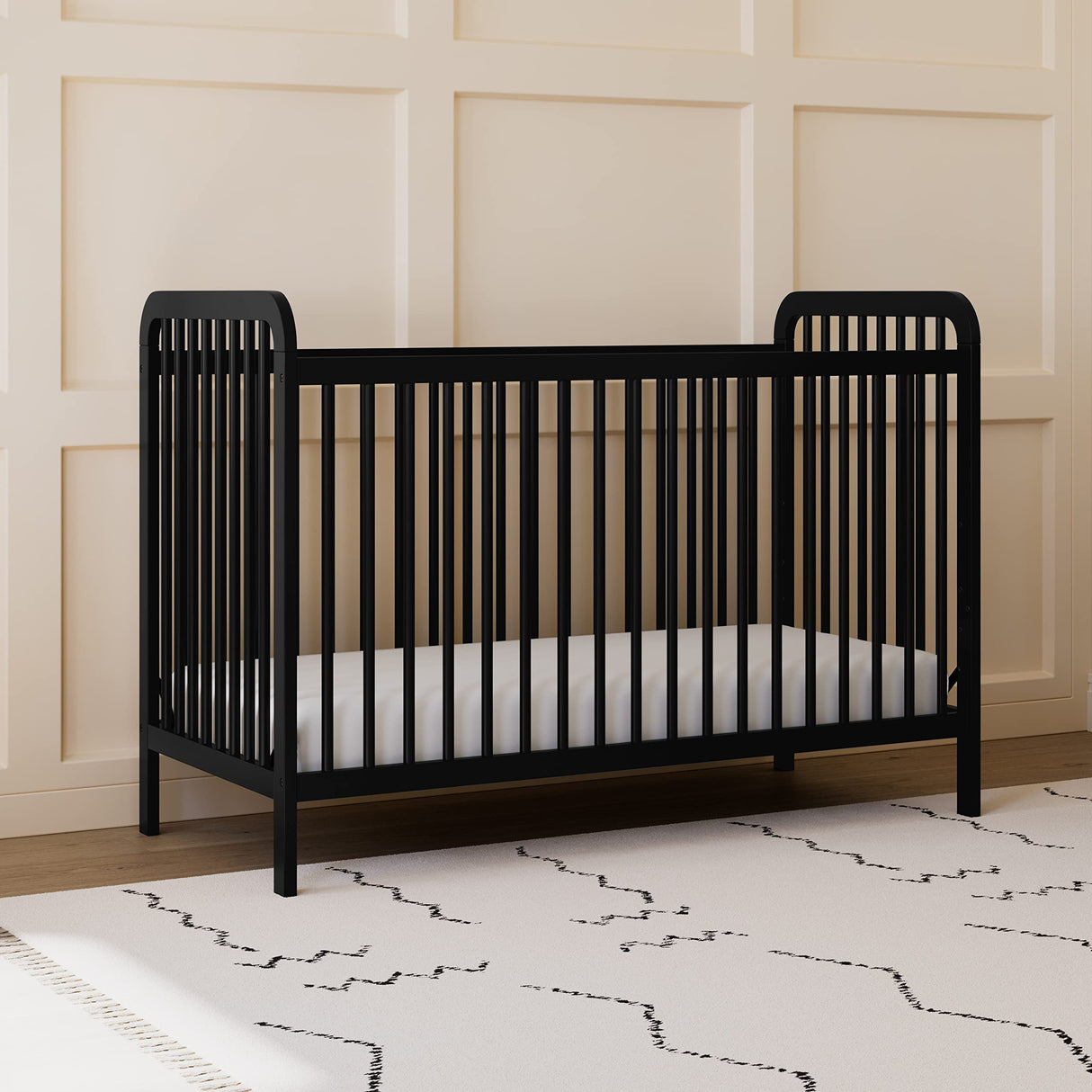 3-in-1 Convertible Crib (Black) – GREENGUARD Gold Certified