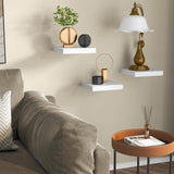 Floating Shelves for Wall, Small White Shelves Wall Mounted Shelf for Bathroom