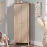 Miscellaneous Storage Cabinet, L: 27.09" x W: 15.39" x H: 72.05", Natural Maple Finish