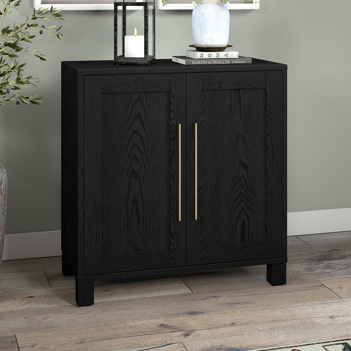 Accent Cabinet, 28" Wide, Black