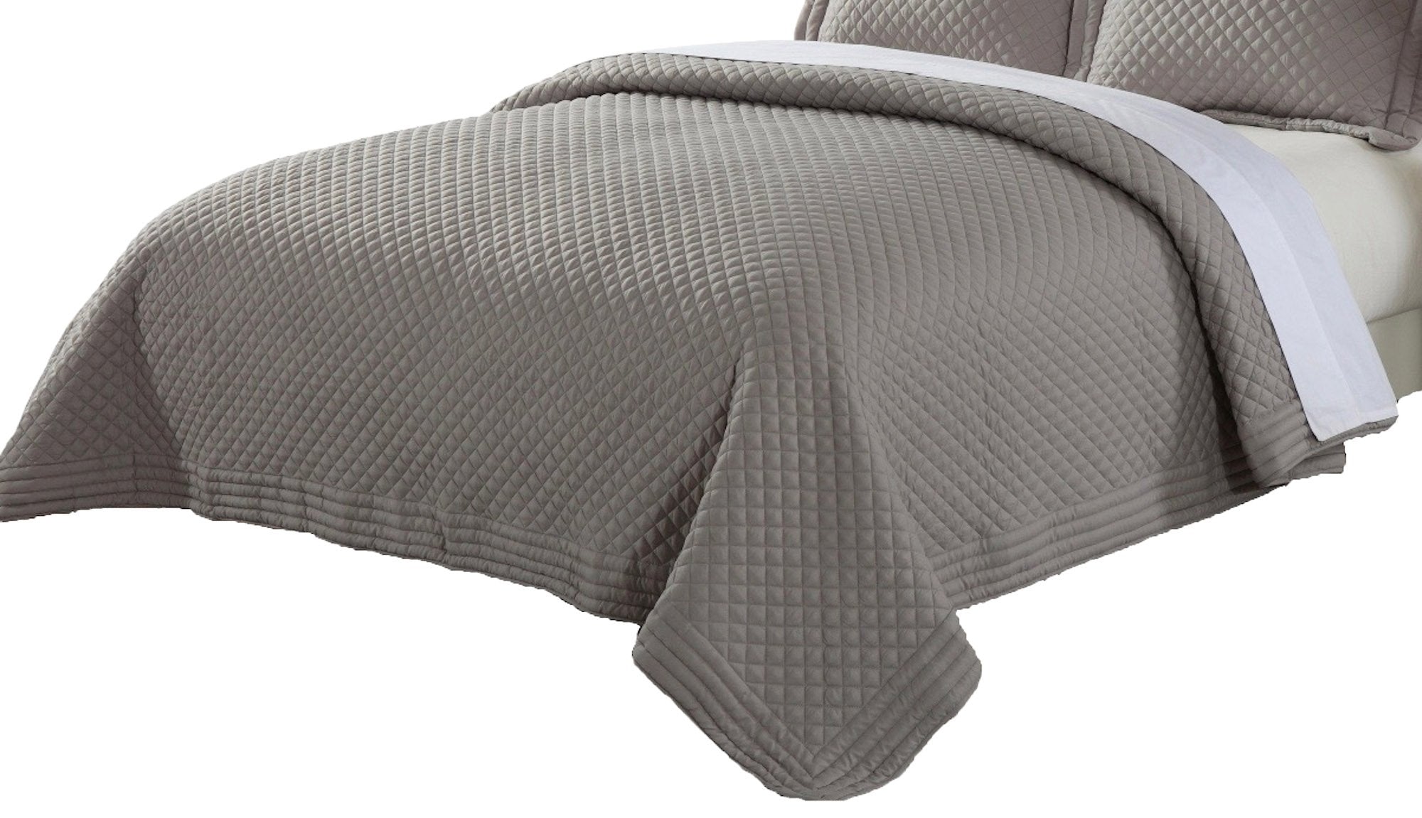 Bacteria Reducing Microfiber Quilt - King Size Silver