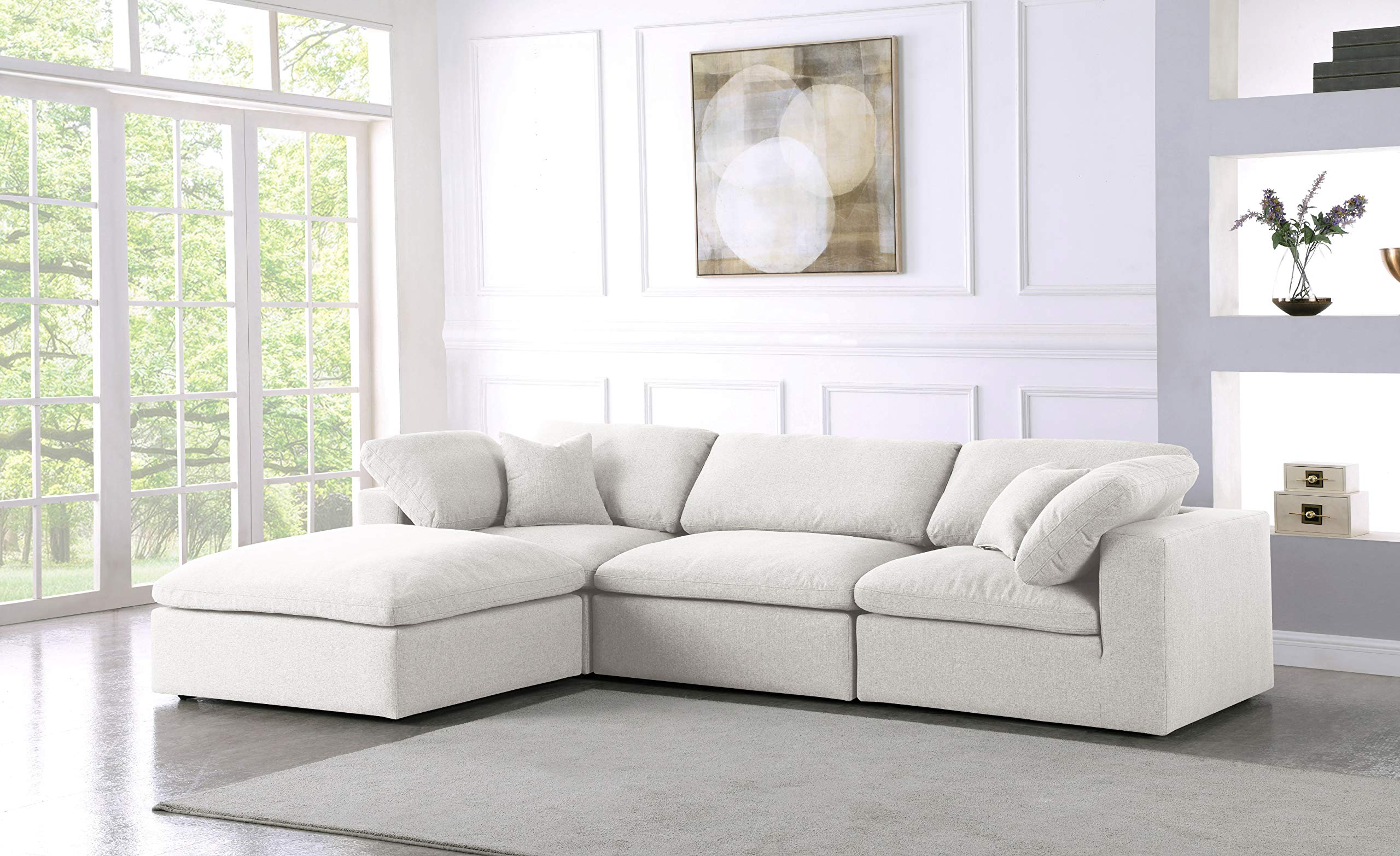 Serene Collection Modern | Contemporary Deluxe Comfort Modular Sectional