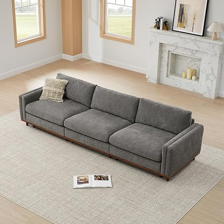 Super Large Luxury Loveseat Sectional Modular Sofa, Down Filled Modern Sofa