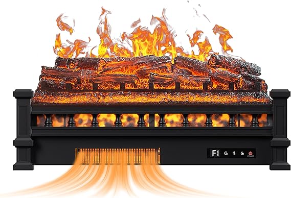 Electric Fireplace | Recessed & Wall-Mounted with LED Flame