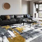 Machine Washable Rug 5'x7' Abstract Washable Area Rugs for Living Room Non Slip Rugs for Bedroom