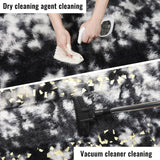 Black White Grey Rugs for Living Room 5x8, Shag Fuzzy Fluffy Rugs for Kids Room,