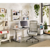 Lenzer Mesh High-Back Task Chair, Gray, BIFMA Compliant