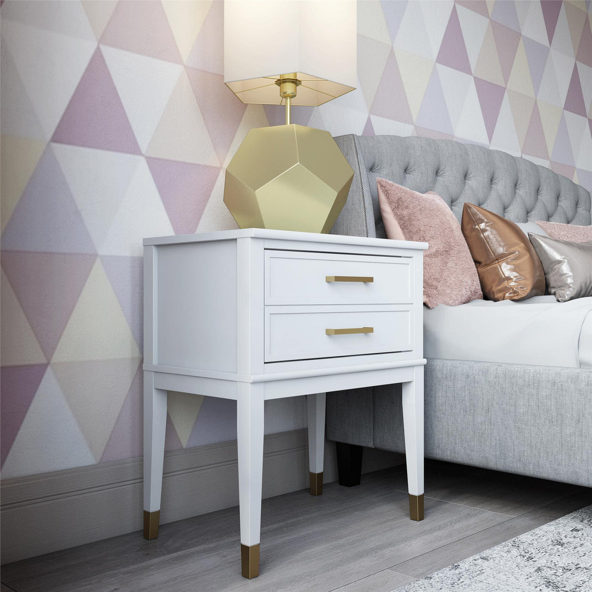 Westerleigh End Table, White