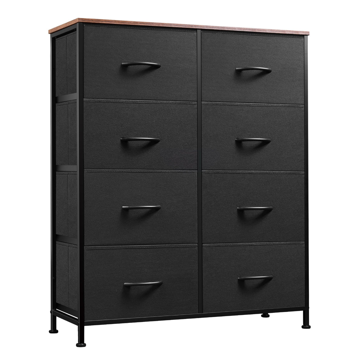 Fabric Dresser for Bedroom, Tall Dresser with 8 Drawers, Storage Tower with Fabric Bins