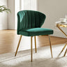 Velvet Dining Chairs, Modern Small Armless Accent Chair