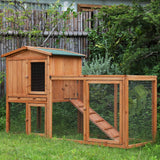 157'' Large Chicken Coop Hen House Expandable Wooden Chicken House Poultry Cage