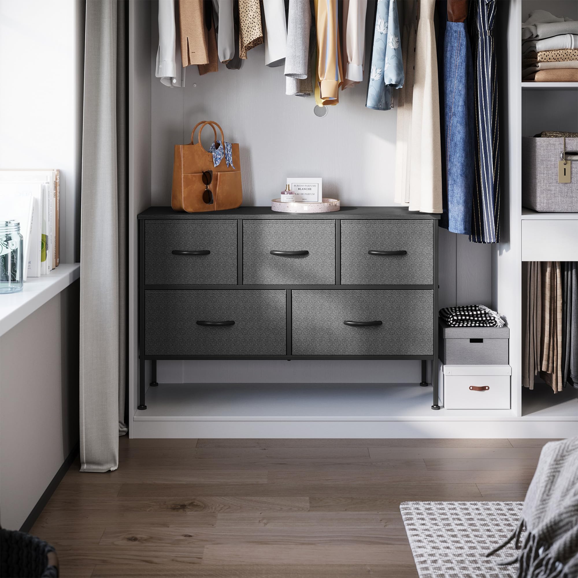 Dresser for Bedroom with 5 Drawers