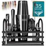 Mixology Bartender Kit Bar Set | 14-Piece Cocktail Shaker Set | Martini Barware Mixing