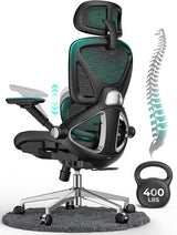 Ergonomic Mesh Office Chair - High Back with Adjustable Lumbar Support