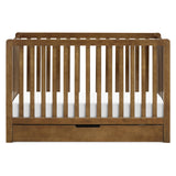 Carter's by DaVinci Colby 4-in-1 Convertible Crib with Trundle Drawer in Walnut